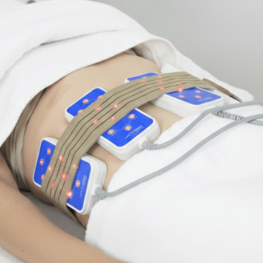 Laser lipo device around the waist.